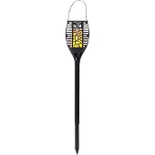 Star Trading Torch Flame, Außen-Bodenbeleuchtung, Schwarz, IP44, Garten, Dämmerungssensor, 1 Glühbirne(n)