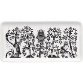 Iittala Servierschale Taika Rechteckig Schwarz (12 x 24 cm)