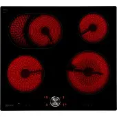NEFF T16PT76X0, Schwarz, Integriert, 60 cm, Keramik, Glaskeramik, 4 Zone(n)