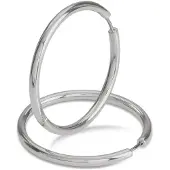Boccia 05070-01 Damen-Ohrringe Creolen Titan 38 mm
