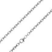 Trendor 85741 Silberkette für Herren 925 Sterlingsilber Ankerkette 3,0 mm