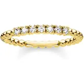 Thomas Sabo TR2323-414-14 Damen-Ring Kugeln mit weißen Steinen