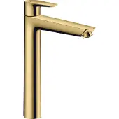 Hansgrohe Talis E Waschtischmischer, mit Zugstange und Ablaufgarnitur in polierter Goldoptik - 71716990