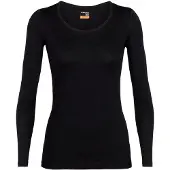 Icebreaker Funktionsunterhemd Womens 200 Oasis LS Scoop Black Damen-XL