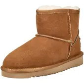 Mustang Damen Stiefelette gefüttert Braun