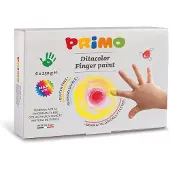 Primo Fingerfarbe Basic-set 6x250g