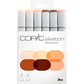 Copic Sketch 6er-Pack Skin Tones