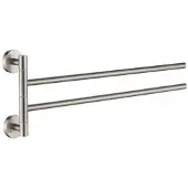 Plieger Vigo handdoekhouder 2-arms RVS brushed
