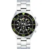 Chris Benz - Taucheruhr-Armbanduhr - DEPTHMETER CHRONOGRAPH 300M - CB-C300-G-MB