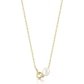 Ania Haie N043-02G Pearl Power Damen Halskette, verstellbar