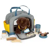 Small Foot Hund mit Tasche und Pflegeset