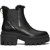 Timberland Chelseaboots "Everleigh BT Wrm Ln Chls", Damen, Gr. 41,5, schwarz, Leder, Schuhe Chelseaboots, Stiefelette, Winterschuhe, Ankle Boots