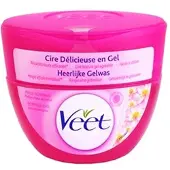 Veet Warm Gel Wax Kit - normal 250 ml