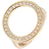 Everneed Bella Ring - Roségold m. klaren Steinen