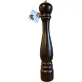 Bisetti Ilsa Pfeffermühle aus Walnussholz, H 42 cm, Mahlwerk aus gehärtetem Stahl