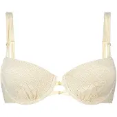 Hunkemoller Crochet Bikini Top Weiß