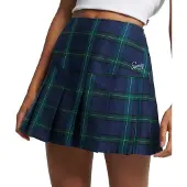 Superdry Vintage Check Pleat Mini Rock