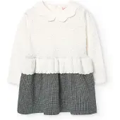 Boboli Knitwear Combined Langarmkleid