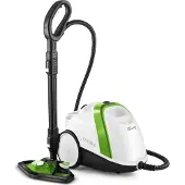 Polti Vaporetto Smart 110 Eco, Zylinder-Dampfreiniger, Schwarz, Grün, Weiß, Tasten, Drehregler, Edelstahl, 1500 W, AC