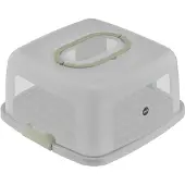 EMSA Kuchentransportbox "K32670 Prep&Bake", (2 tlg.), eckig 37x33 cm, Tragegriff, Schneidevorrichtungen