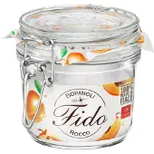 Bormioli Rocco Einmachglas Fido Bokaal 35 cl Ring Weiß (Set von 6)