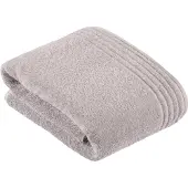 Vossen Saunatuch "Vienna Style Supersoft", grau (light grau), B:100cm L:150cm, Walkfrottee, Baumwolle, Handtücher, Saunatuch, mit Bordüre