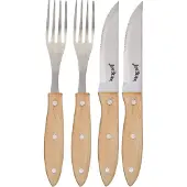 Jim Beam Bbq Steakbesteck "Gabel & Messer", (Set, 4 tlg.), Set 4-tlg.