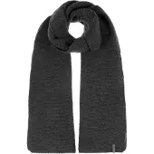 Chillouts Strickschal "George Scarf", Damen, grau (dunkelgrau melange), Strick, Kunstfaser, Modetücher Strickschal, Herren-Schal, wärmend, meliert