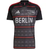 Adidas Herren FCU 1FC Union Berlin 24/25 Auswärtstrikot Schwarz/Vivid Red
