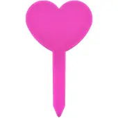 Combicraft Herzförmige Stecketiketten 46x82 mm in Pink, 100 Stück