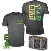 Funko POP! Pop! Jurassic Park Und Kurzarm T-shirt Velociraptor Exklusiv Mehrfarbig M Mehrfarbig M