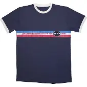 Ginza.se 1996 Tour Horizontal Stripes Ringer (Blue) Ringer