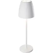 MEGATRON Akku Tischleuchte IP54 2W 200 lm 2700 K H 38 cm Tavola weiß mit USB + Touchdimmer