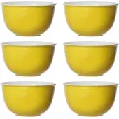 Ritzenhoff & Breker Schale "Müslischalen Doppio ø 14 cm 6er Set", gelb, Schüsseln, Schale