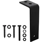 Intersteel 0023.450150 Satz mit 5 Deckenkonsolen für Schiebetürsystem Schwarz