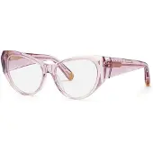 Philipp Plein Damen VPP101 PLEIN FLYING BUTTERFLY O. 06MH Rahmen von BRILLEN Acetat Rosa Schmetterling