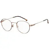 Carrera 2009T Unisex-Brille inkl. Gläser Vollrand Oval Metall-Gestell 47/20/135, braun