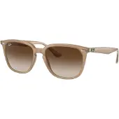 Ray-Ban RB 4362 Unisex-Sonnenbrille Vollrand Quadratisch Propionat-Gestell, beige