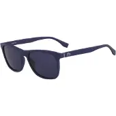Lacoste L860S Unisex-Sonnenbrille Vollrand Quadratisch Kunststoff-Gestell, blau