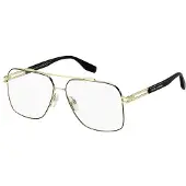 Marc Jacobs Herren MARC 634 RHL Rahmen von BRILLEN Metall Gold / Schwarz Quadratisch