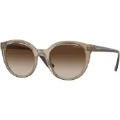 Vogue eyewear VO5427S Damen-Sonnenbrille Vollrand Oval Acetat-Gestell, braun