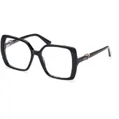 GUESS Damen GU2876 001 Rahmen von BRILLEN Acetat Schwarz Quadratisch Normal