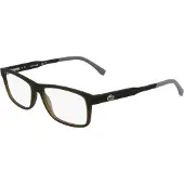 Lacoste L2876 Unisex-Brille inkl. Gläser Vollrand Quadratisch Propionat-Gestell 55/15/145, grün