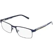 Lacoste L2271 Unisex-Brille inkl. Gläser Vollrand Quadratisch Metall-Gestell 54/18/140, Blau