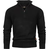 INDICODE JEANS Indicode Strickpullover Herren Grobstrick schwarz, XXL 770051-0006-09990