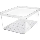 Rotho Kühlschrankorganizer 4,65 l CAUMA, Farbe:Transparent
