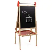 Eurekakids Alles-in-1 Holzstaffelei Mit Whiteboard