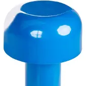 Beliani Tischlampe Blau Metall Kabellos Wiederaufladbar Akku Touch Funktion LED Dimmfunktion USB Kabel Indoor Outdoor Tischleuchte Schreibtischlampe