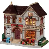 Lemax Dorfbibliothek batteriebetrieben Led Weihnachten (mix)