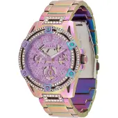 GUESS Damen Multifunkion Armbanduhr Queen mehrfarbig 40 mm GW0464L4